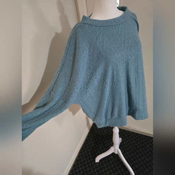 Long Sleeve Soft Knit Pattern XL Dear Scarlett Top - Picture 3 of 4